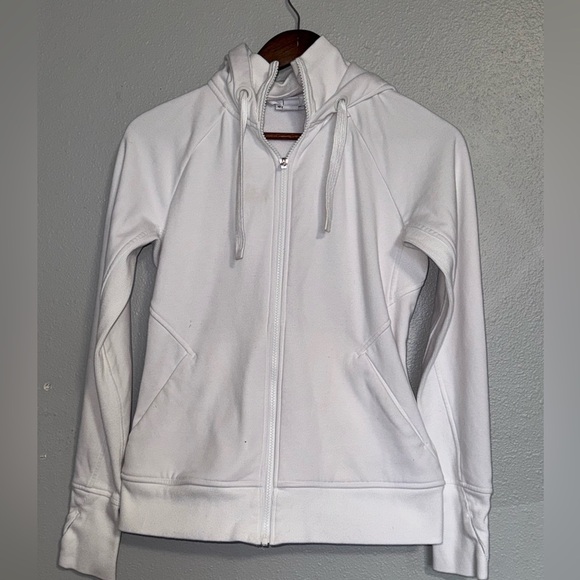 Womans athleta small full zip with hood - Picture 1 of 8